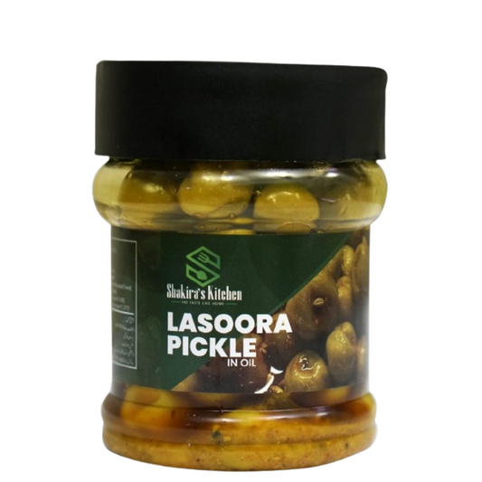 Sebesten Delight: Homemade lasoora Pickle in oil by Shakira's Kitchen